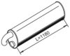 DINEX 21358 End Silencer